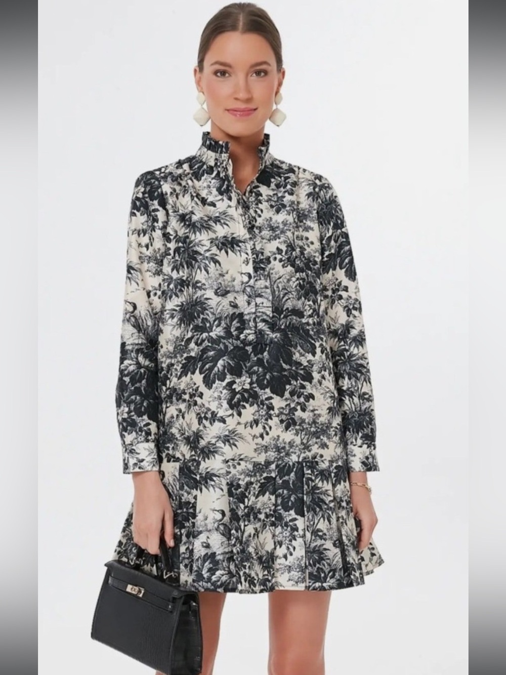 Tuckernuck toile black & white cypress Tate dress size XS